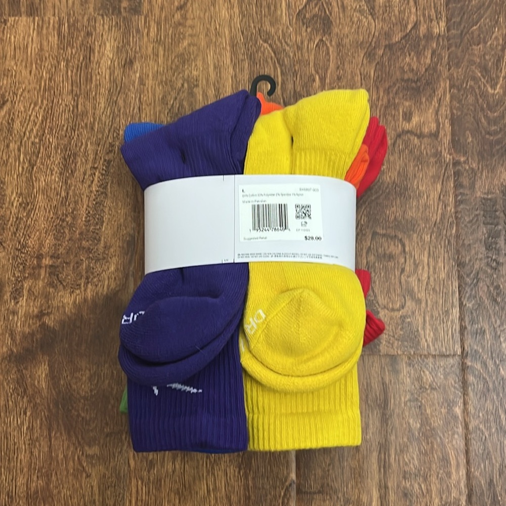 Nike Multi Sport Crew Socks Size L - Picture 8 of 17